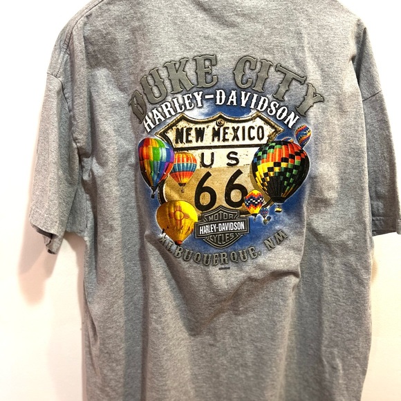 Harley Davidson t shirt New Mexico 2xl duke city gray - Picture 2 of 7